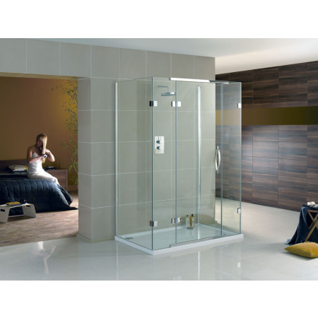 Aquadart 1200 x 800mm 3 Sided Shower Enclosure-2